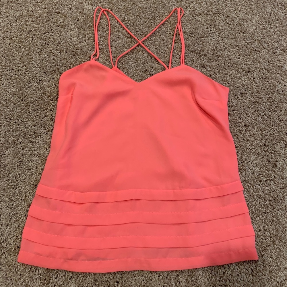 Coral tank top